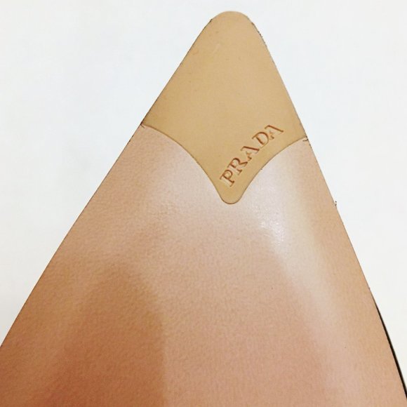 Prada Black Multi Heart-applique Pointed-toe Flats - Picture 8 of 9